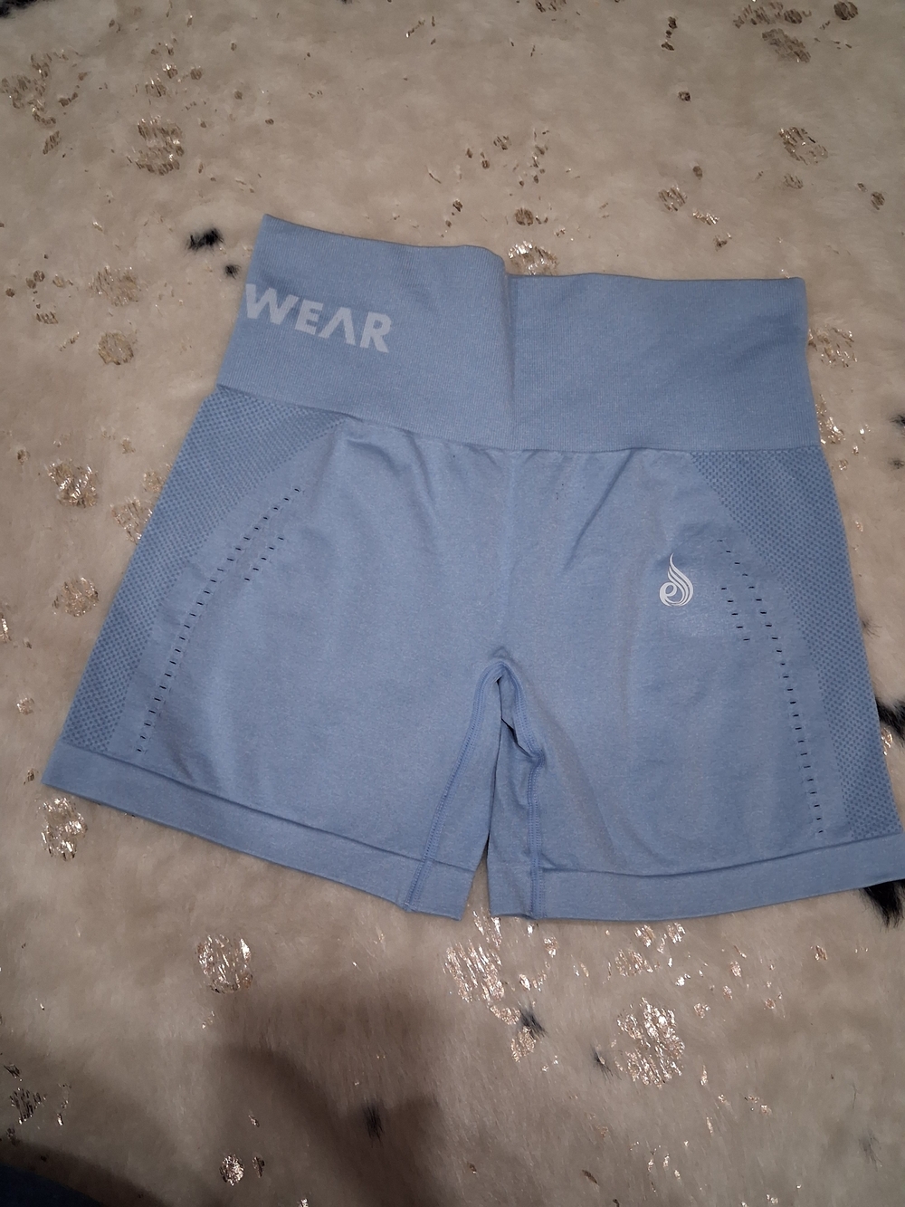 Ryderwear Light Blue Women's Athletic Shorts